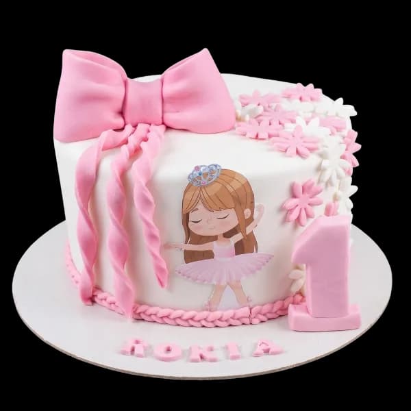 Pink Ballerina Cake