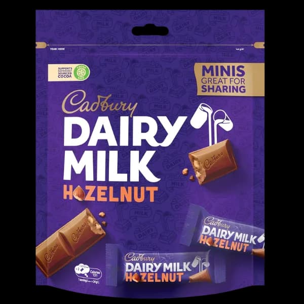 Cadbury Dairy Milk Minis Hazelnut 12 Pcs 156g