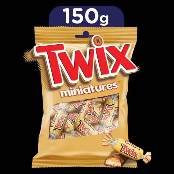 Twix Miniatures Chocolate Bars 150g