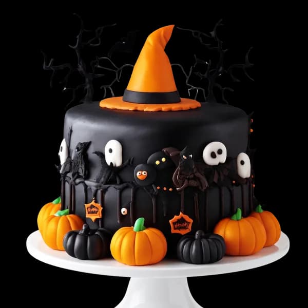 Spooky Halloween Cake