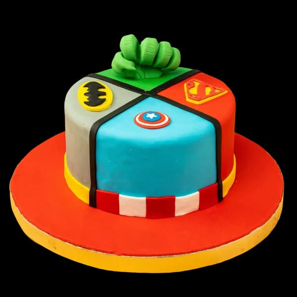 Avengers Birthday Cake