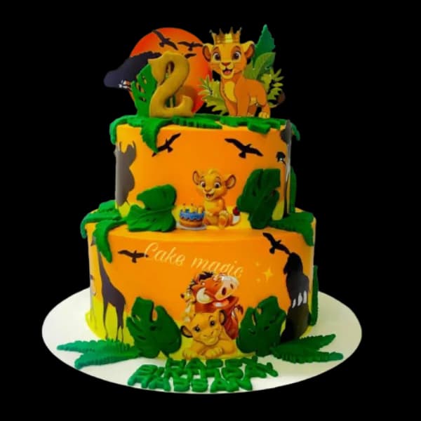 Safari Animals Cake