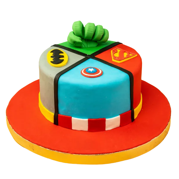 Avengers Birthday Cake
