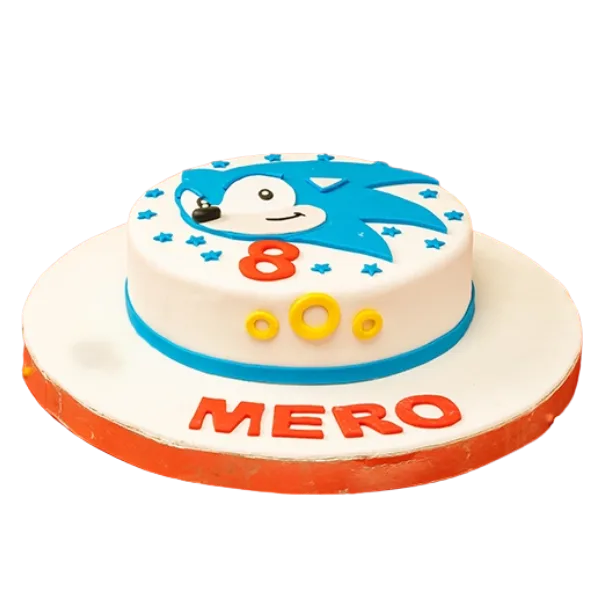Sonic Birthday Cake