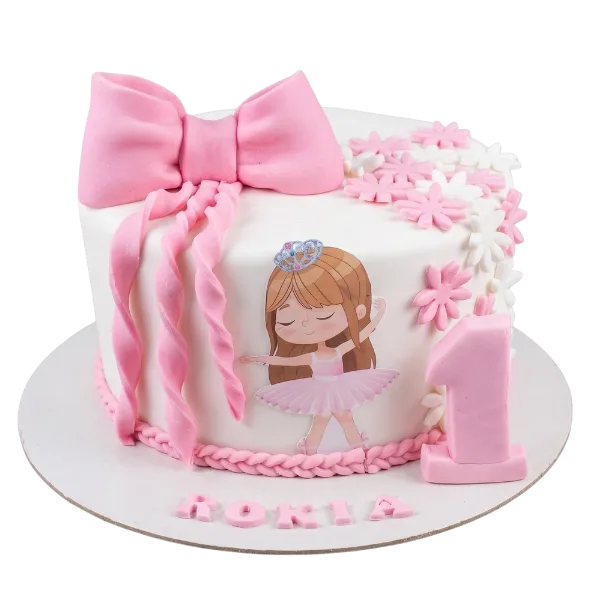 Pink Ballerina Cake