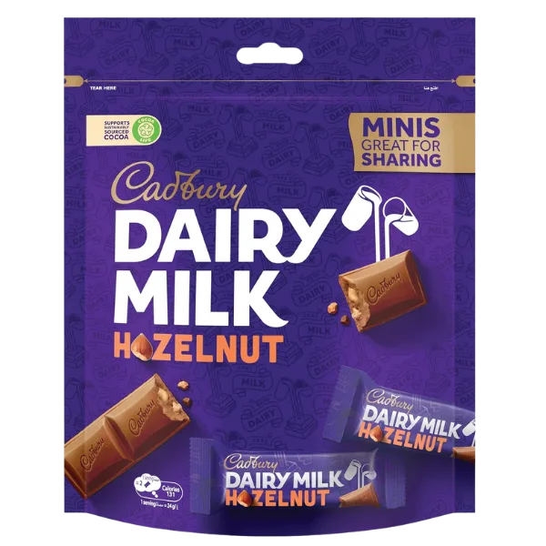 Cadbury Dairy Milk Minis Hazelnut 12 Pcs 156g
