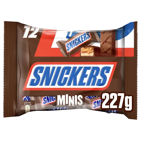 Snickers Minis Chocolate Bars 12 Pcs 227g