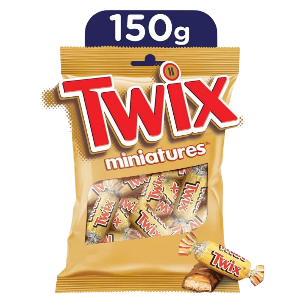 Twix Miniatures Chocolate Bars 150g
