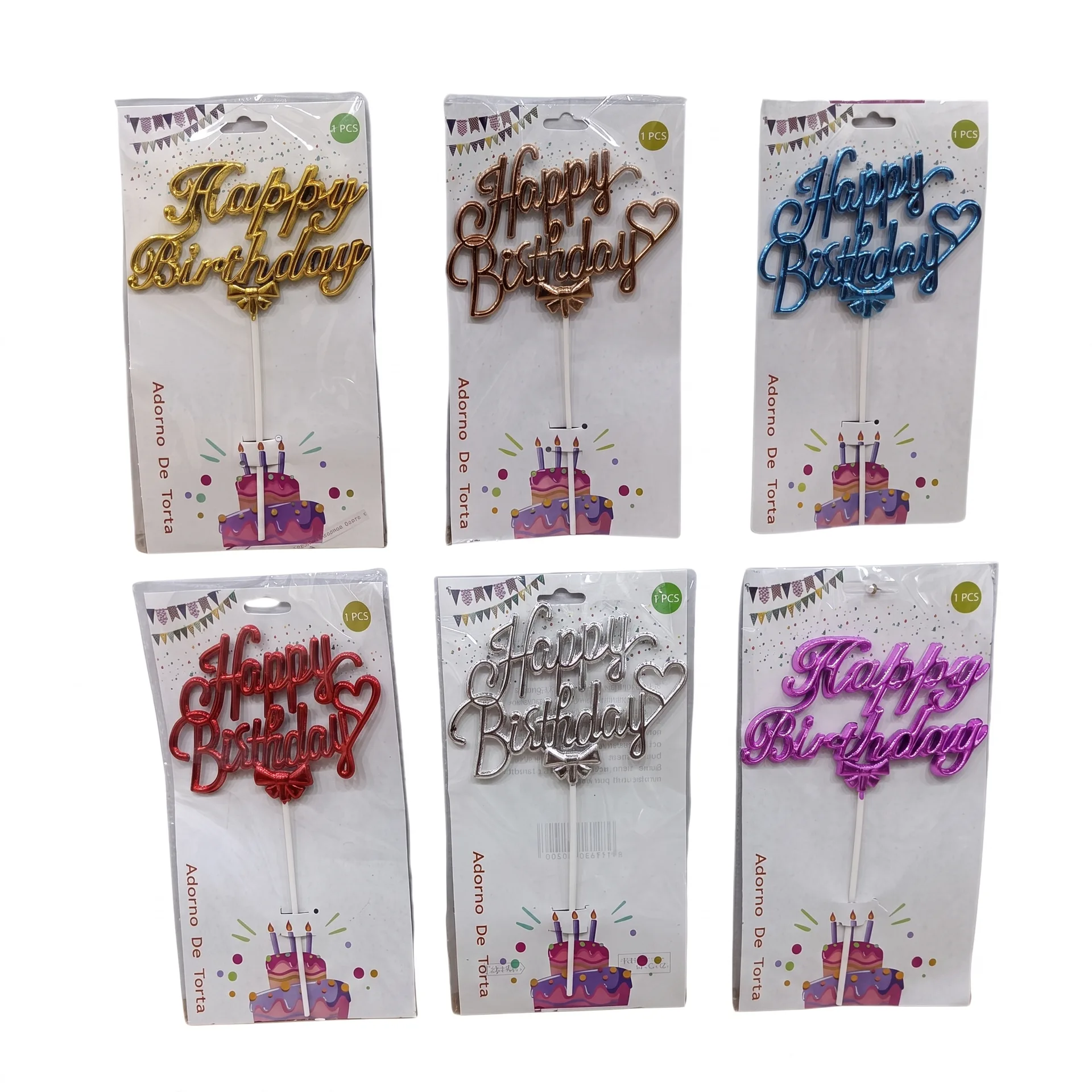 Happy Birthday Cake Topper