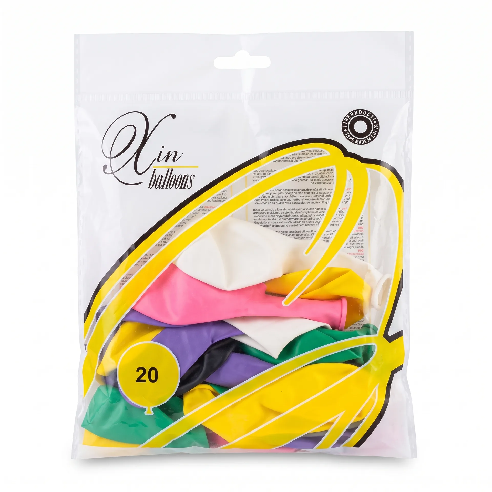 20-Piece Balloon Pack